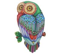 Abaodam Décoration Murale Hibou en Métal Artisanal, Sculpture Murale Suspendue Ornements Jardin, Tableau Mural Créatif Résistant pour Déco Intérieure et Extérieure, Ornement Original