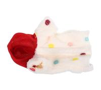 Abaodam Déguisement pour Lézard Petit Format en Coton Respirant Capuche Rouge à Pois, Costume de Reptile Léger et Confortable, pour Promenades et Fêtes à Thème Animaux