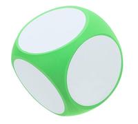 Abaodam Dés Effaçables Gros Format EVA Léger et Portable Dés Vierges à Écrire pour Jeux DIY et Activités Éducatives Cube Effaçable pour Apprentissage et Loisirs