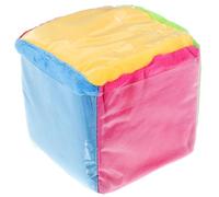 Abaodam Dés en Peluche 10 Cm Porte-Cartes, Cube Éducatif pour Garçon et Filles, D’Apprentissage Cognitif et Alphabet, Outil de Motricité Fine pour Jeux et Activités Ludiques