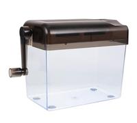 Abaodam Destructeur Manuel Pratique de Papier de Table Portable en Abs Léger, Accessoire de Bureau Simple et Stylé pour École et Systèmes Financiers