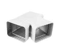 Abaodam Déviateur D'eau de Pluie en Alliage D'aluminium pour Gouttière, | Surface Anodisée Blanche, Installation Rapide, Drainage Fiable, pour Vérandas et Usines