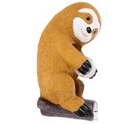 Abaodam Dévidoir de Ruban Adhésif en Résine Forme Paresseux, Petit Distributeur Robuste Coupe-ruban Intégré, Support Antidérapant pour Bureau et Fournitures Scolaires, Décor Original