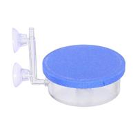 Abaodam Diffuseur Air Stone pour Aquarium avec Ventouse Silencieuse Pierre à Air Bleu Grand Format Poisson Accessoire Optimisé pour Oxygénation et Bulles Économiques