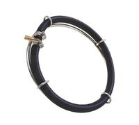 Abaodam Diffuseur d'air Nano-Bulles en Acier Inoxydable 20 CM pour Aquarium et Bassin Anneau à Bulles d'Oxygène Rond Pierre à Air pour Oxygénation Aquatique Silencieuse