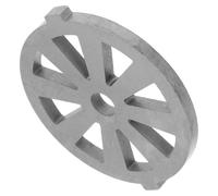 Abaodam Disque de Coupe Précision Artisanale en Acier Inoxydable Large Compatibilité Argenté pour à Viande Électrique Accessoire pour Usage Domestique