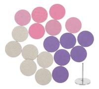 Abaodam Disques Abrasifs pour Pédicure Électrique 60pcs Légers avec Boîte de Rangement et Roulement pour Éliminer Callosités à Domicile Salon de Manucure