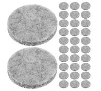 Abaodam Disques de Coton Diffuseurs pour Médaillons D’huiles Essentielles 200 Pcs, Coussinets Aromatiques Remplaçables Gris Clair Ø 22 Mm pour Diffuseur 30 Mm, Recharge pour Aromathérapie