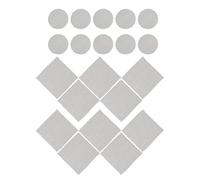 Abaodam Disques de Drainage Anti-Perte de Terre Lot de 20 en Maille PE Coussinets Ronds et Carrés Réutilisables pour Pots de Fleurs et Bonsaï pour Jardinage Intérieur et Extérieur
