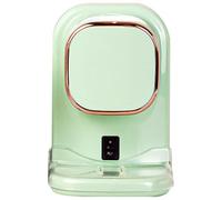 Abaodam Distributeur de Dentifrice Électrique Automatique Capteur, Presse-tube Mural Vert Compact, Support Pratique pour Salle de Bain, Distribution Précise Contact, Accessoire Hygiénique