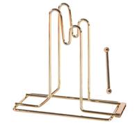 Abaodam Distributeur de Tickets en Métal Or Léger Bords Lisses et Arrondis, Porte-Rouleau de Tickets pour Table pour Loteries et Œuvres Caritatives