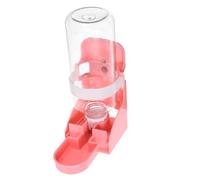 Abaodam Distributeur d'eau Automatique pour Petits Animaux, Biberon pour Hamster, Lapin et Cobaye, Plastique Alimentaire, 1 Pièce, Couleur Rose, Accessoire Pratique pour Cage, Eau Propre