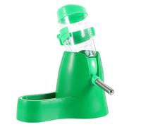 Abaodam Distributeur d'eau en Plastique pour Hamster 80Ml Fontaine à Eau Compacte Verte Mangeoire pour Cage à Petits Animaux Compatible Cochon d'Inde Accessoire Réutilisable
