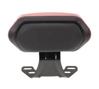 Abaodam Dossier de Siège Arrière pour Moto et Scooter en Métal Plastique Rouge, Installation Facile et Confort pour Passager