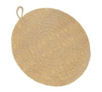 Abaodam Doublure Ronde en Luffa Naturel Facile à et Polyvalent pour Cuiseur Vapeur, Tapis Antiadhésif Beige de 20 Cm pour Vapeur de Dim Sum et Aliments