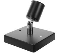 Abaodam Douille D'ampoule E27 Rotative et Céramique Noire, Résistante à Haute Température, Compatible Large, Adaptée aux Espaces Commerciaux et Domestiques Domestiques
