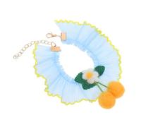 Abaodam Écharpe élégante réglable pour chiot - Écharpe chat mignon pour animaux de compagnie - Accessoire d'extérieur polyvalent - Design adorable avec boucle réglable pour un usage quotidien et des