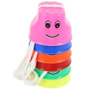 Abaodam Échasses de Marche pour Garçon et Filles Lot de 6 Jouet d'Intégration Sensorielle Échasses d'Équilibre en Plastique Équipement d'exercice Extérieur
