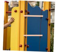 Abaodam Échelle de Corde Escalade Bois pour Garçon Fille Installation Facile Escalade Extérieure pour Terrain de Jeu et Lit Superposé Améliore Coordination et Motricité