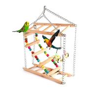 Abaodam Échelle Suspendue pour Perroquet Jouet Escalade pour Oiseaux Échelle avec Chaîne pour Perroquets Fourniture De Loisirs pour Animaux