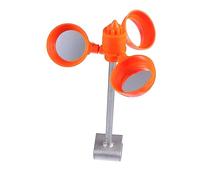 Abaodam Éloigne-Oiseaux Moulin à Vent Réfléchissant Miroir Dispositif Silencieux pour Jardin Et Exploitation Agricole