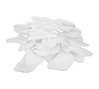 Abaodam Embauchoirs pour Chaussures en Mousse Perlée Blanche, Lot de 50 Paires, Maintien Ergonomique et Prévention des Déformations pour Sneakers et Bouts de Chaussures, pour Pressing