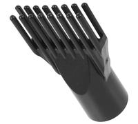 Abaodam Embout Peigne Sèche-cheveux en Abs Noir Surface Lisse et Finition Soignée, Accessoire Séchage Précis des Poils D'animaux la Maison
