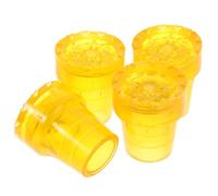 Abaodam Embouts de Canne de Marche en Caoutchouc Antidérapants, 4 Pièces, Protection pour Pieds de Bâtons de Randonnée et Cannes, Accessoires Légers de Remplacement pour Équipement