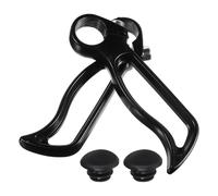 Abaodam Embouts de Guidon Légers en Alliage D'aluminium pour Vélo de Montagne et Petite Roue, Design Ergonomique Améliorant la Stabilité Accessoires Complets