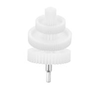 Abaodam Engrenages en Plastique Blanc pour Machine à Saucisson et Hachoir à Viande, Améliorez L'efficacité du Broyage Pignons 44 Dents pour Usage Domestique