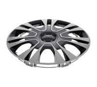 Abaodam Enjoliveur 13 Pouces Argenté en Polypropylène Résistant Imperméable pour Roues de Voiture, Couvre-Roues Remorque, Accessoire Extérieur Compatible Véhicule