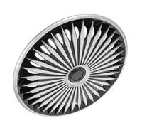 Abaodam Enjoliveurs de Roue 14 Pouces Universels en Plastique PP, Cache-Moyeu Décoratif Extérieur pour Véhicules, Montage Simple et Compatible Multi-Modèles