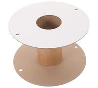Abaodam Enrouleur de Câble Mini en Papier Marron Compact pour Organisation de Câbles à Domicile et Bureau