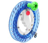 Abaodam Enrouleur de Cerf-Volant Portable Abs avec Poignée Roue de Contrôle Unique pour Fil de Cerf-Volant Accessoire Extérieur pour Lancer et Régler la du Fil