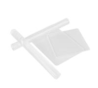 Abaodam Ensemble 4 Outils de Modelage pour Pâte Polymère Rouleaux Acryliques Rectangulaire 10x15 Cm et Carré 10x10 Cm, Tiges Pleines en Acrylique Transparent, Kit Polyvalent pour