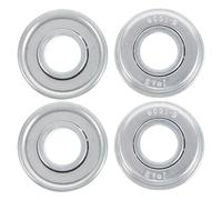 Abaodam Ensemble 4 Roulements à Billes en Acier pour Tondeuse à Gazon Gxv160/196/216 Pièces de Rechange Robustes Compatibles Roues Frontales et Arrières Palier Métallique Solide pour