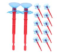 Abaodam Ensemble de 12 Flèches à Ventouse en Plastique pour Pistolet Flechette Ventouse, Jouet D'extérieur Amusant pour Garçon et Filles, pour Fête, Cosplay et Jeux en Plein Air