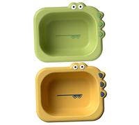 Abaodam Ensemble De 2 Portables Pour Nouveau-né Faciles À Utiliser Et À Ranger Avec Un Bassin De Nettoyage Du Visage Pour Bébé Sur Le Thème Du Dessin Animé