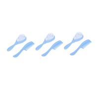 Abaodam Ensemble De 3 Peignes Et Brosses Pour Bébé Massage Pour Enfants Peigne De Sécurité Brosse Combinée - Statique Lisse