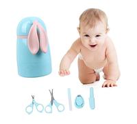 Abaodam Ensemble De 5 Coupe- Pour Bébé Ciseaux Et Lime Sûr Et Confortable Pour Les Garçons Et Les Filles Kit De Manucure Pour Bébé