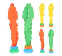 Abaodam Ensemble de 6 Jouets de Plongée sous-Marine en Plastique Coloré pour Garçon et Filles Jeu d'eau et Bain Aquatique d'Algues sous-Marines pour Piscine et Couleur Couleur Aléatoire