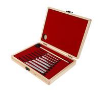Abaodam Ensemble de 8 Diapasons en Aluminium Argenté pour Accordeur de Guitare et Violon, Facile à Utiliser et Résistant, pour L'enseignement Musical