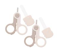 Abaodam Ensemble De Ciseaux Et Coupe- De Sécurité Pour Nouveau-né Kit De Toilettage Des Pour Bébé Avec Lime À Et Design Portable Pour Les Voyages