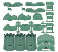 Abaodam Ensemble De Jouets Miniatures - 21 Pièces - Jouets pour Bac À Sable - pour Enfants De 3 À 7