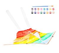 Abaodam Ensemble de Peinture pour Cerf-Volant Soi-même, Peinture Résistante la Décoloration, Matériel en Propylène, pour Garçon et Filles et Fêtes Créatives Couleur Couleur Aléatoire