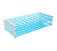 Abaodam Ensemble de Supports de Rack 50 Puits 16mm Ps Bleu Clair pour Organisation de Tubes en Science et Laboratoire