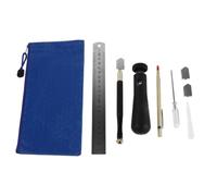 Abaodam Ensemble D'outils de Coupe Verre Style Crayon Poignée Ergonomique, 2 Lames de Rechange, pour Mosaïque, Céramique et Projets de Vitrail DIY