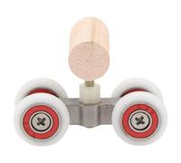 Abaodam ’Entraînement pour Perroquet Grand Format Roues Colorées Aléatoires Matériel Sûr et Solide Support de Patinage Interactif pour Aire de Jeux des Oiseaux Éducatif pour