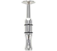 Abaodam Entraîneur D'embouchure pour Trompette en Laiton, Accessoire de Musculation des Lèvres, Taille Petite, Finition Argentée, Outil D'entraînement pour Trompettistes Débutants