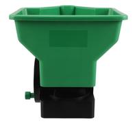 Abaodam Épandeur de Semences de Gazon, Semoir en Plastique Manuel Rotatif Vert, Portable et Compact, pour Semis et Fleurs, Couverture Uniforme et Réglable, Usage Pelouse et Extérieur